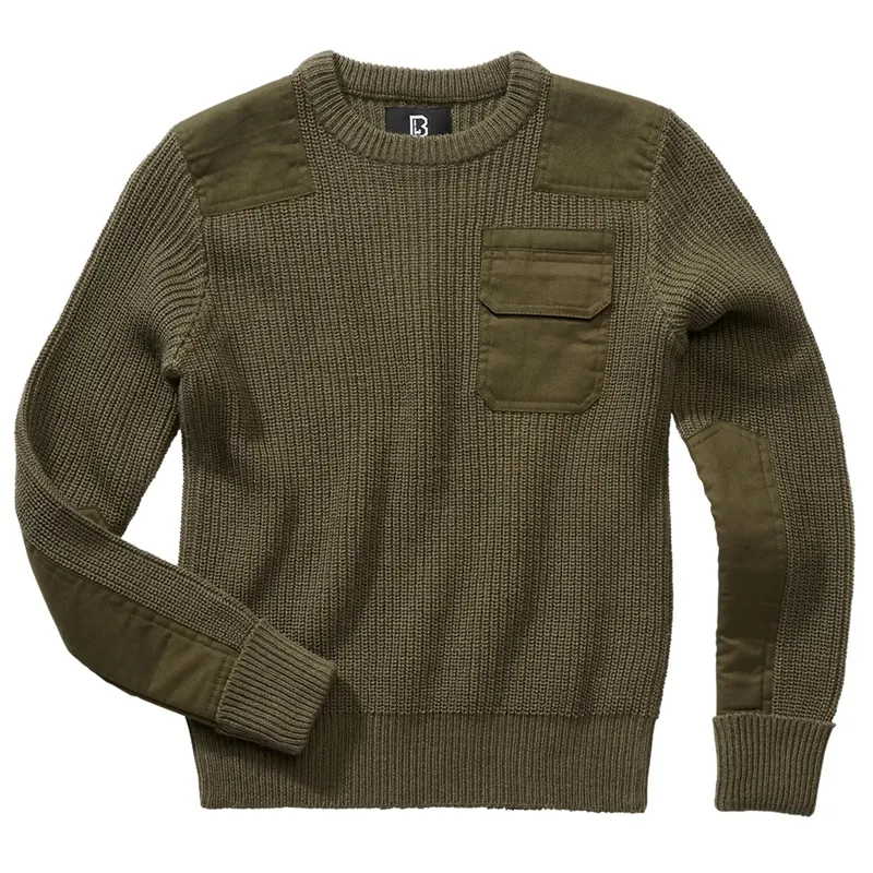 Brandit Kinder Pullover Kids BW Pullover · Verde / OD