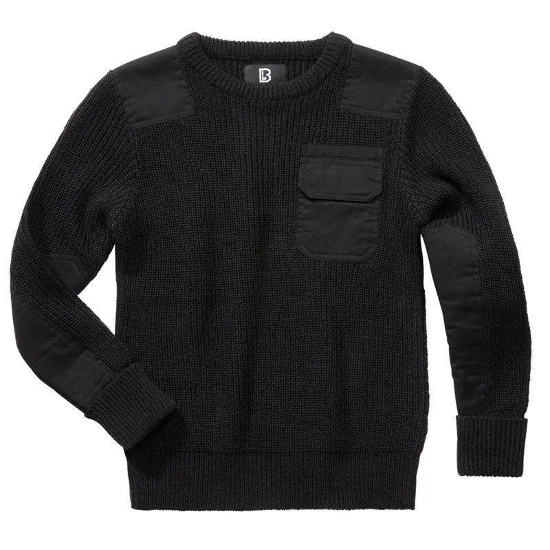 Brandit Kinder Pullover Kids BW Pullover · Negro