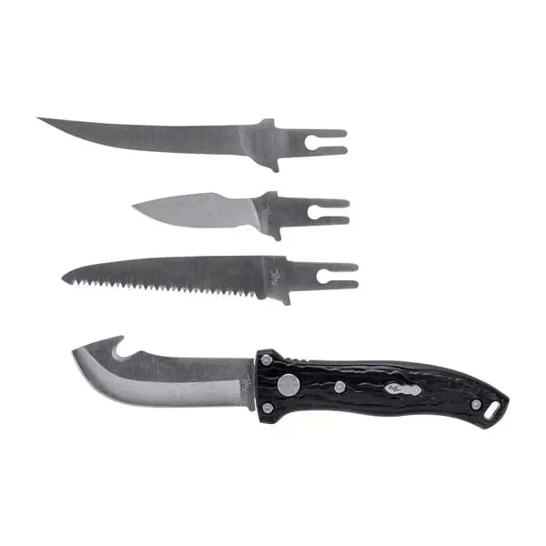 Fox Outdoor Klingenset Hunter Silberfarben