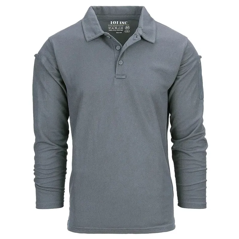 101 Inc Longsleeve Tactical Polo Quickdry