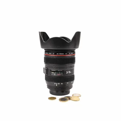 Vaso / Hucha Objetivo Tipo Canon EF - OF