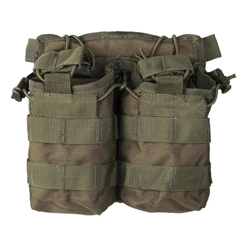 Mil-Tec Magazintasche Open Top Double · Verde / OD