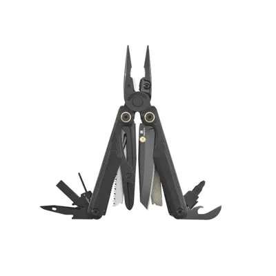 Multifunktionswerkzeug Multitool Wave Alpha Obsidian + Bit Kit Bundle - Leatherman