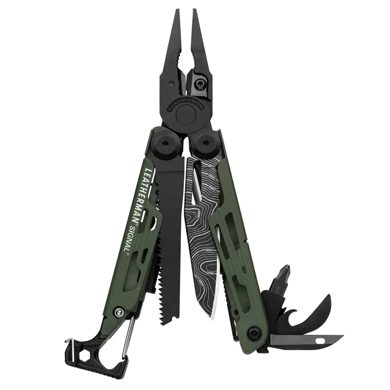 Leatherman Multitool Signal Topo · Verde / OD