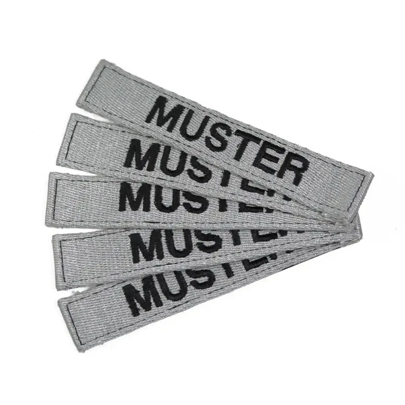 ASMC Namensbänder 5ER Set Grau