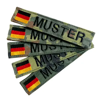 Namensbänder 5ER Set Mit Flagge - ASMC