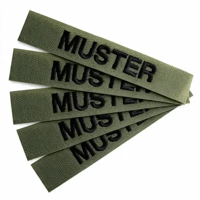 Namensbänder 5ER Set Steingrau - ASMC