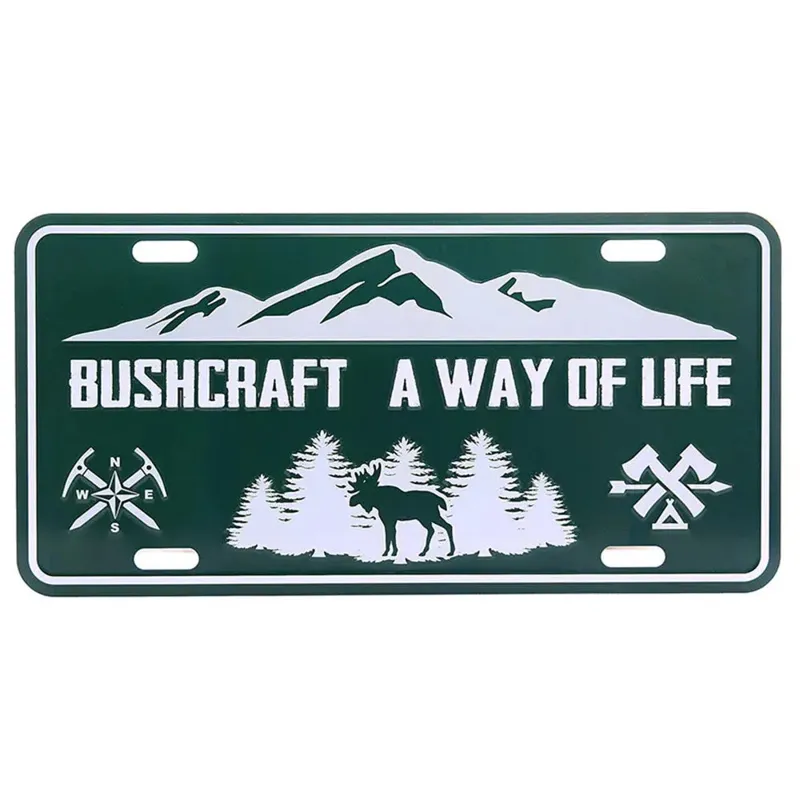 101 Inc Nummernschild Bushcraft