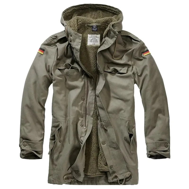 Brandit Parka BW Flag · Verde / OD