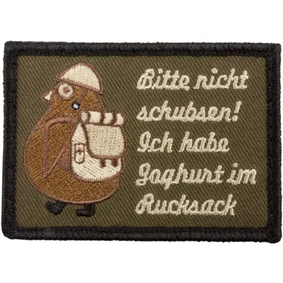 Patch Bitte Nicht Schubsen - Café Viereck