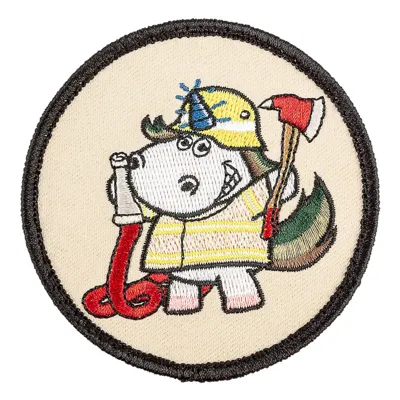 Patch Feuerwehr Einhorn - Café Viereck