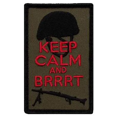 Patch Keep Calm and Brrrt - Café Viereck