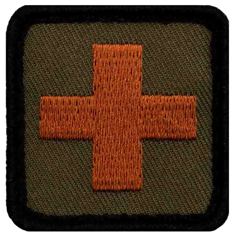 Café Viereck Patch Kreuz