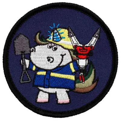 Patch THW Einhorn - Café Viereck