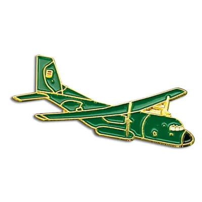Pin Mini Metall Fahrzeuge Transall Grün - ASMC