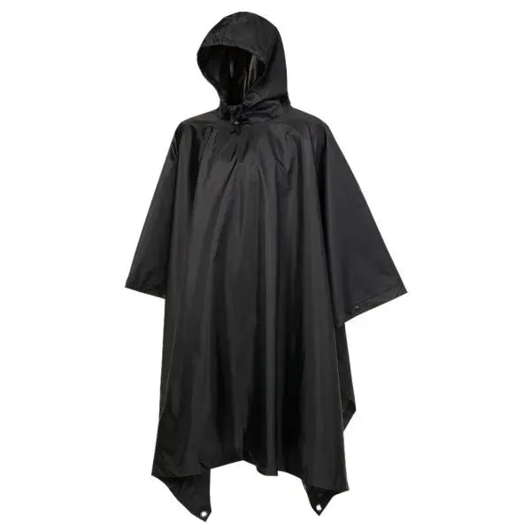 Brandit Poncho Ripstop · Negro