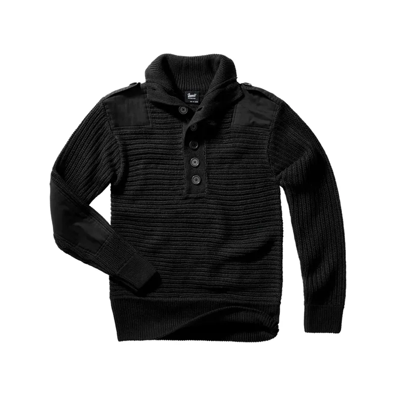 Brandit Pullover Alpin · Negro