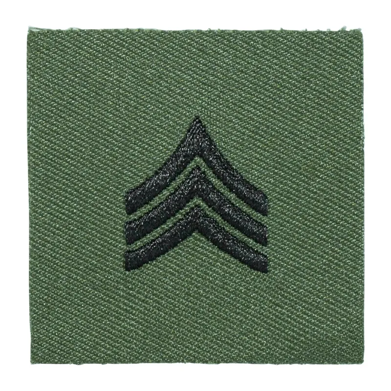 JR Emblem Co Rangabzeichen US Textil
