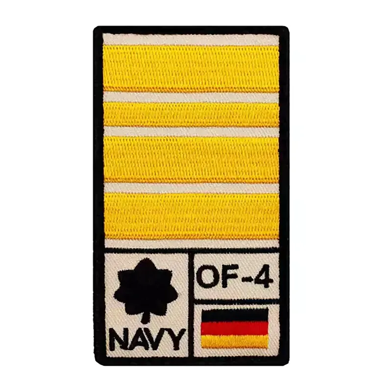 Café Viereck Rank Patch Fregattenkapitän · Tan / FDE