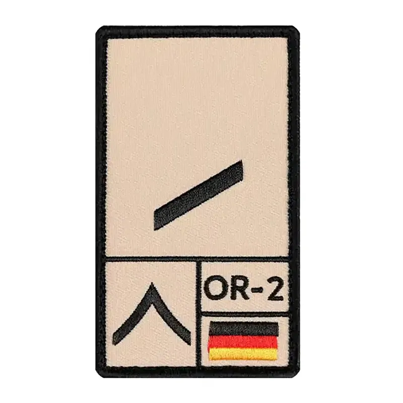 Café Viereck Rank Patch Gefreiter · Tan / FDE