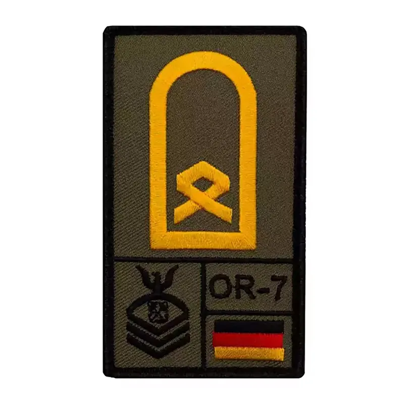 Café Viereck Rank Patch Hauptbootsmann · Verde / OD