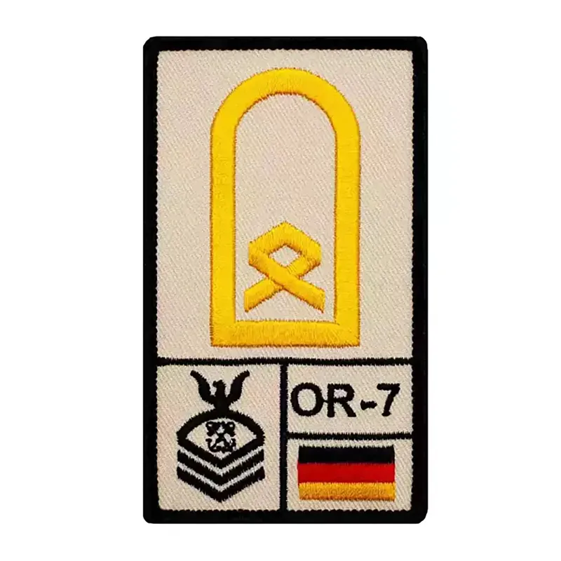 Café Viereck Rank Patch Hauptbootsmann · Tan / FDE