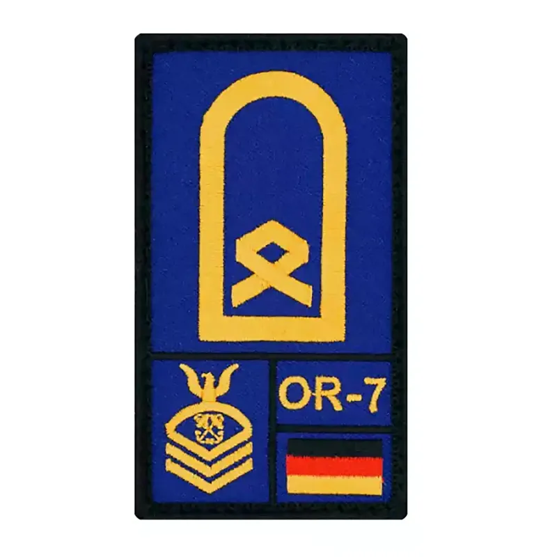 Café Viereck Rank Patch Hauptbootsmann