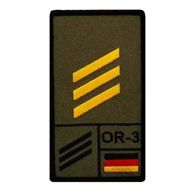 Rank Patch Hauptgefreiter Marine - Café Viereck