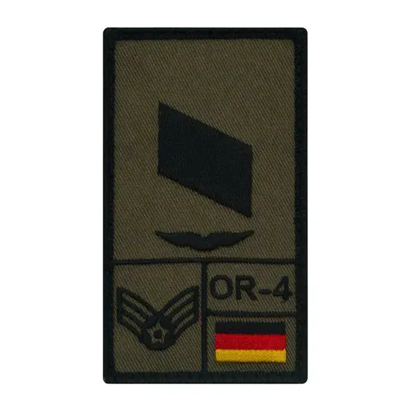 Café Viereck Rank Patch Korporal Luftwaffe · Verde / OD