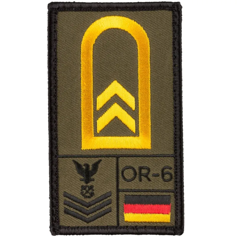 Café Viereck Rank Patch Oberbootsmann · Verde / OD
