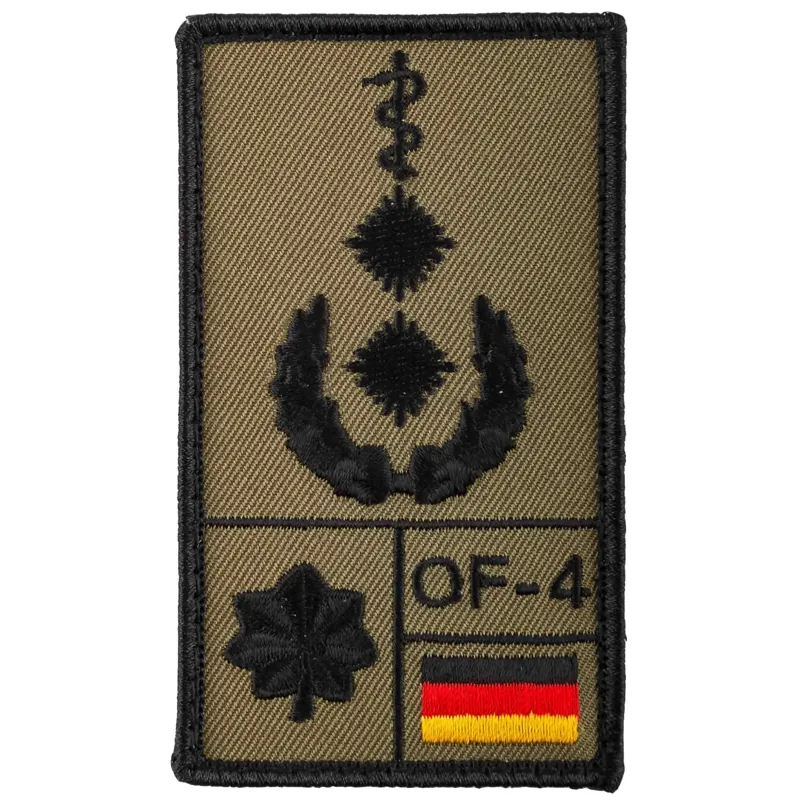 Café Viereck Rank Patch Oberfeldarzt · Verde / OD