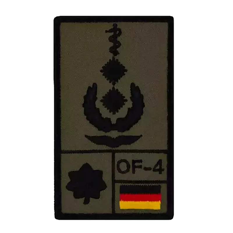 Café Viereck Rank Patch Oberfeldarzt Luftwaffe · Verde / OD