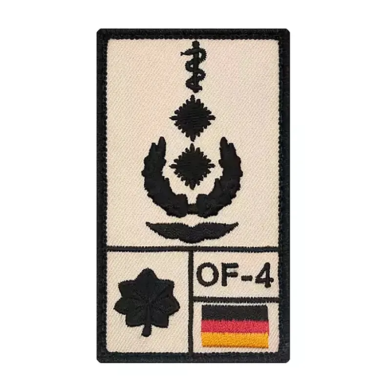 Café Viereck Rank Patch Oberfeldarzt Luftwaffe · Tan / FDE