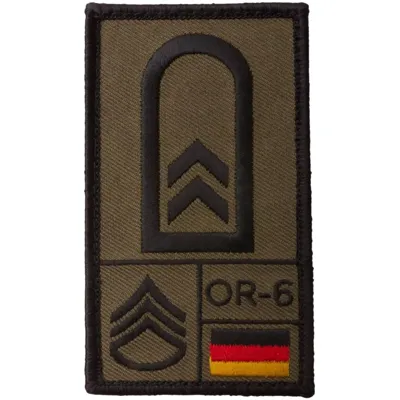 Rank Patch Oberfeldwebel - Café Viereck