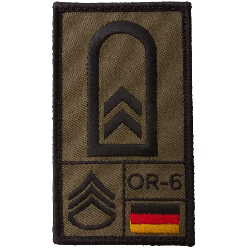 Café Viereck Rank Patch Oberfeldwebel · Verde / OD