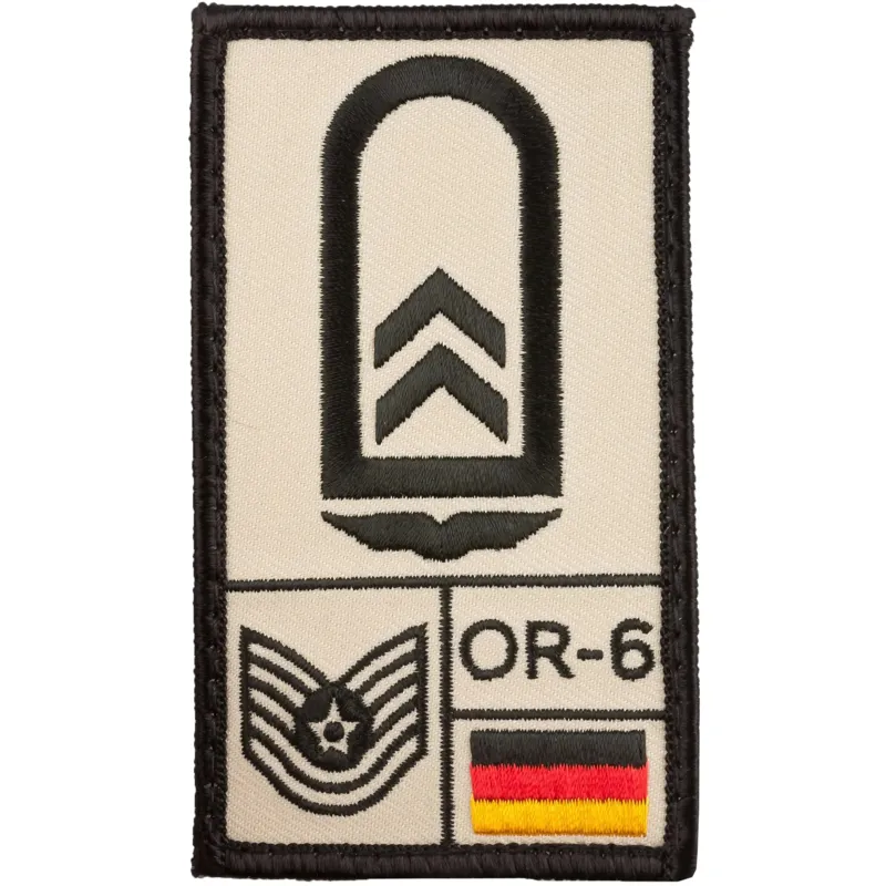 Café Viereck Rank Patch Oberfeldwebel Luftwaffe · Tan / FDE