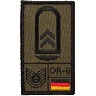 Rank Patch Oberfeldwebel Luftwaffe - Café Viereck