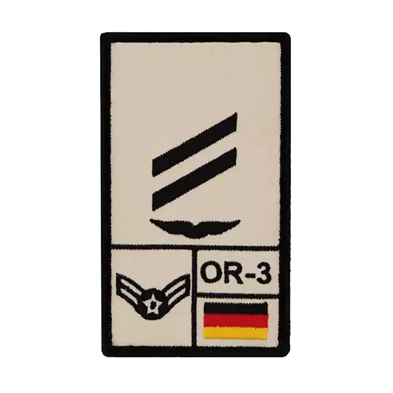Café Viereck Rank Patch Obergefreiter Luftwaffe · Tan / FDE
