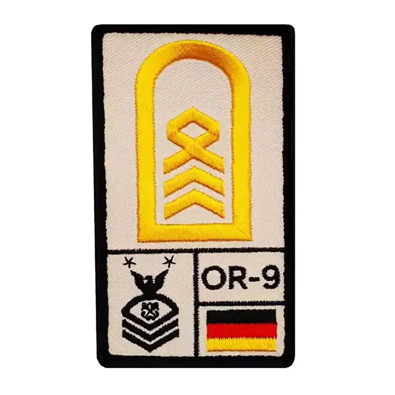 Café Viereck Rank Patch Oberstabsbootsmann · Tan / FDE