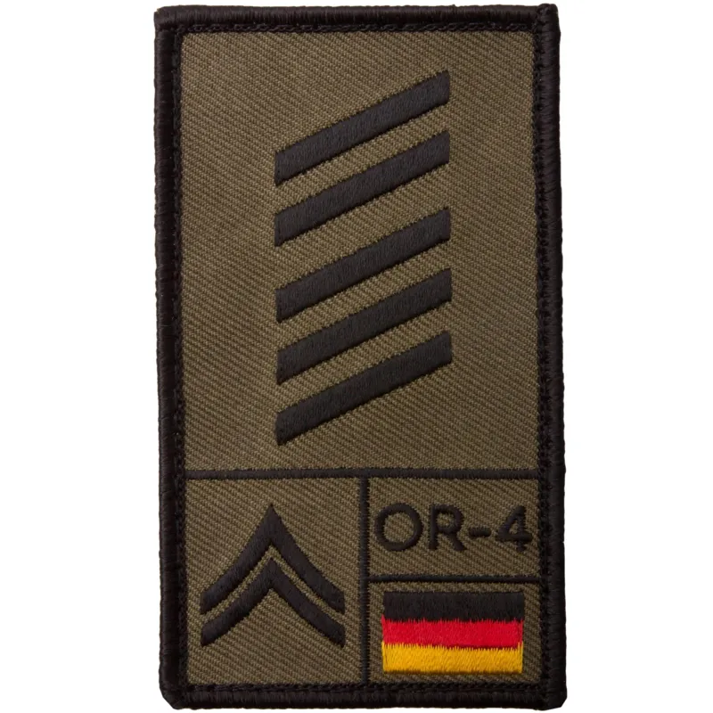 Café Viereck Rank Patch Oberstabsgefreiter · Verde / OD