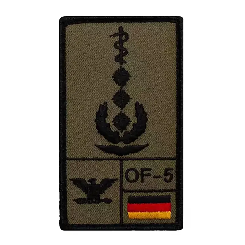 Café Viereck Rank Patch Oberstarzt Luftwaffe · Verde / OD