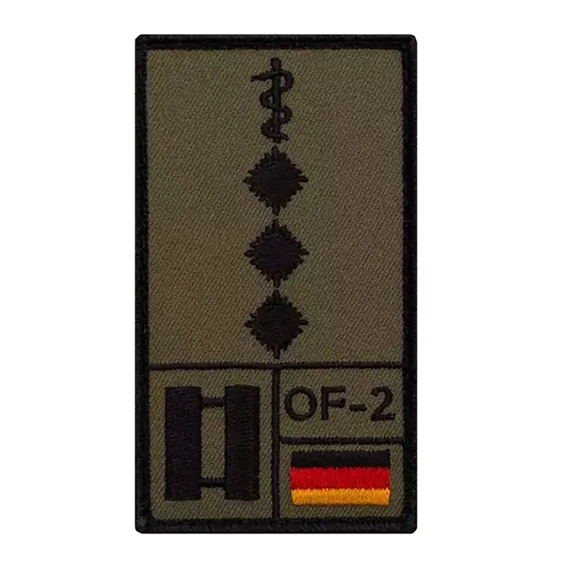 Café Viereck Rank Patch Stabsarzt · Verde / OD