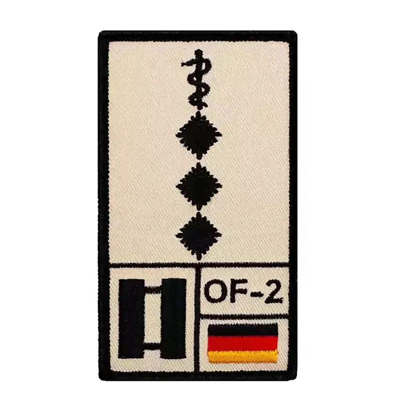 Café Viereck Rank Patch Stabsarzt · Tan / FDE