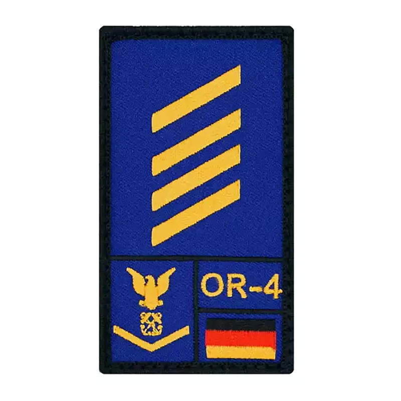 Café Viereck Rank Patch Stabsgefreiter Marine