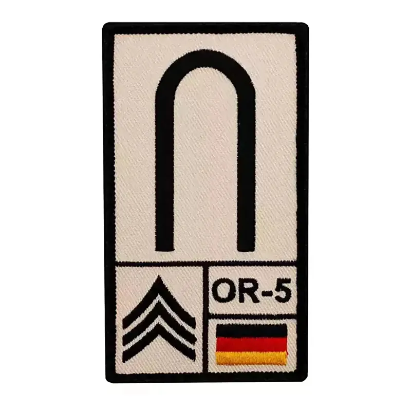 Café Viereck Rank Patch Unteroffizier · Tan / FDE