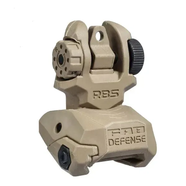 FAB Defense RBS Flip Up Sight · Tan / FDE
