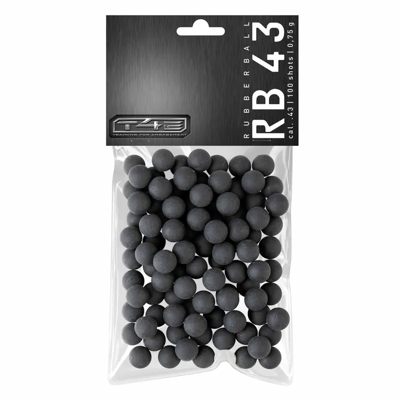 T4E Rubberballs Practice RUB 43.43 100 Stück