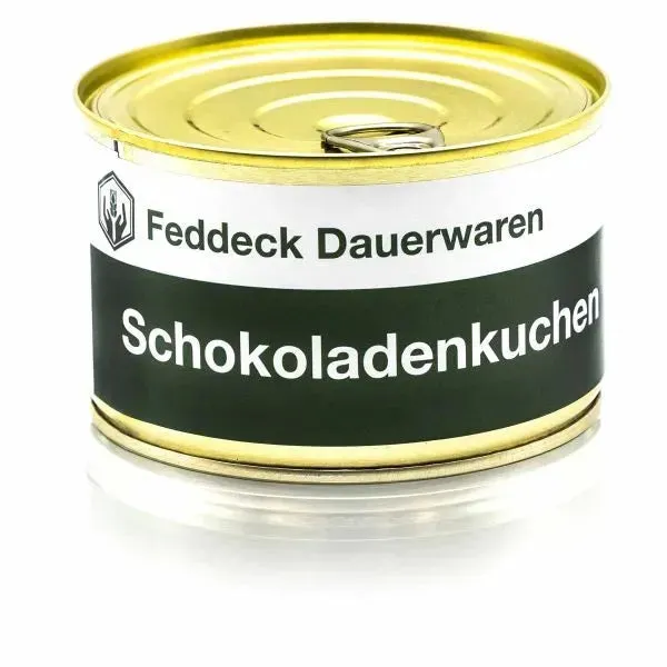 Feddeck Dauerwaren Schokoladenkuchen Dose 160g