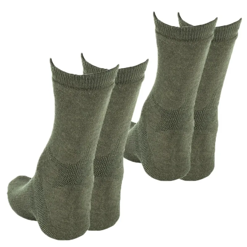 Mil-Tec Socken Merino 2ER Pack · Verde / OD