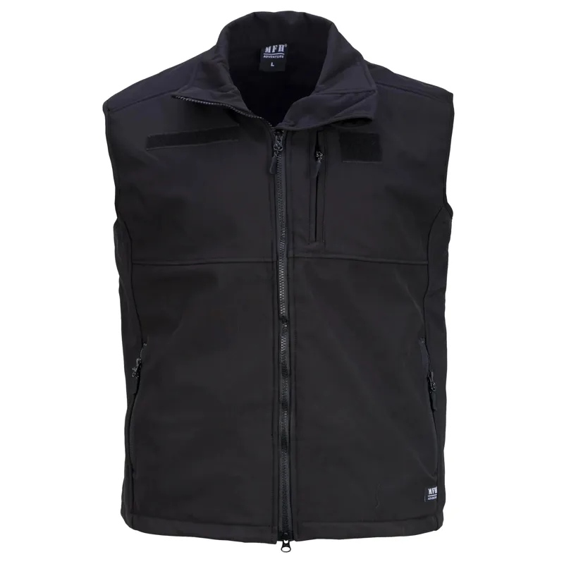 MFH Softshell-Weste Allround · Negro